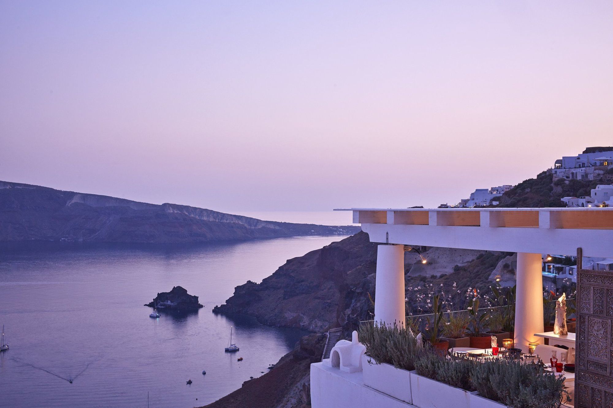 Katikies Villa Santorini - The Leading Hotels Of The World Oía Restaurant photo